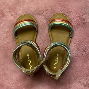 Nina rainbow sandals